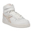 Фото #4 товара Diadora Magic Basket Mid Leather High Top Womens White Sneakers Casual Shoes 17