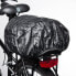 Фото #9 товара Велосипедная сумка на багажник с карманами и плечевым ремнем 27L черная Wozinsky WBB36BK