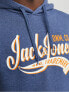 Фото #6 товара Свитер Jack & Jones JJELOGO Standard Fit Ensign Blue