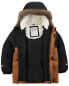 Kid 2-Piece Faux Fur Hooded Snowsuit Set 7