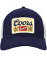 ფოტო #3 პროდუქტის Men's Navy, Cream Coors Valin Trucker Snapback Hat