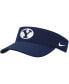 ფოტო #1 პროდუქტის Men's BYU Cougars Navy Sideline Performance Visor