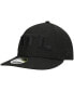 Фото #5 товара Men's Black Atlanta Falcons Alternate Logo Black on Black Low Profile 59FIFTY II Fitted Hat