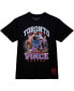 Фото #2 товара Men's Vince Carter Black Toronto Raptors Hardwood Classics Bling Concert Player T-shirt