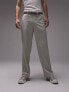 Фото #4 товара Topman wide leg suit trousers in light khaki