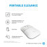 Фото #8 товара HP Z3700 Ceramic White Wireless Mouse - Ambidextrous - Optical - RF Wireless - 1200 DPI - Silver - White