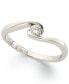 ფოტო #1 პროდუქტის Diamond (1/8 ct. t.w.) Engagement Ring in 14k White Gold