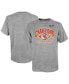 Big Boys Heather Gray Kansas City Chiefs Super Bowl LVIII Champions Historic Win T-shirt