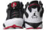 Air Jordan 6 Rings Black White Gym Red 322992-012 Sneakers