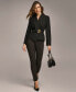 ფოტო #11 პროდუქტის Women's Shawl-Collar Belted Blazer