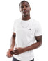 Фото #2 товара Fred Perry rear powder laurel t-shirt in white