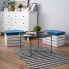 Sitzhocker mit Stauraum WHITE 2er Set