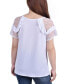 Фото #2 товара Petite Size Short Dot Sleeve Top