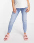 Фото #6 товара Urban Bliss Maternity skinny jeans in blue