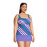 Фото #13 товара Plus Size Square Neck Underwire Tankini Swimsuit Top Adjustable Straps