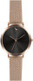 Фото #1 товара Наручные часы Silicone strap for Apple Watch - Black / Gray 42/44/45 mm, 4wrist Starlit