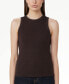 ფოტო #1 პროდუქტის Women's Ribbed Racerback Tank Top