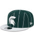 Фото #2 товара Men's Green, White Michigan State Spartans Vintage-Like 9FIFTY Snapback Hat