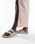 Фото #1 товара Karl Kani street sliders in beige