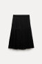 Zw collection box pleat midi skirt