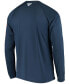Фото #4 товара Men's PFG Navy Auburn Tigers Terminal Tackle Omni-Shade Long Sleeve T-shirt