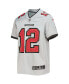 Фото #3 товара Big Boys Tom Brady Gray Tampa Bay Buccaneers Inverted Team Game Jersey