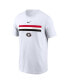 ფოტო #2 პროდუქტის Men's White Georgia Bulldogs Campus Pattern T-Shirt