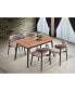 Фото #7 товара Lanae Dining Table, Natural & Black Finish