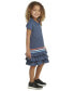 Фото #3 товара Платье для малышей adidas с коротким рукавом и оборками