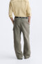 Straight fit cargo trousers