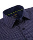 Фото #2 товара Men's Geometric Four-Way Stretch Button Down Shirt