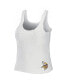 Фото #4 товара Women's Cream Minnesota Vikings Cozy Scoop Neck Tank Top Pants Sleep Set