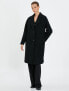 Пальто Koton Oversize Coat Double-Breasted Oversized