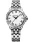 ფოტო #1 პროდუქტის Swiss Women's Tango Stainless Steel Bracelet Watch 30mm 5960-ST-00300