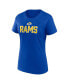 Фото #3 товара Women's Royal Los Angeles Rams Fundamental Base T-shirt