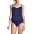 Фото #14 товара Women's Blouson Tummy Hiding Tankini Swimsuit Top Adjustable Straps