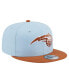 Men's Light Blue/Brown Orlando Magic 2-Tone Color Pack 9fifty Snapback Hat