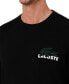 ფოტო #4 პროდუქტის Men's Large Croc Thermal Waffle Sleep Shirt