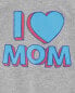 Toddler 'I Love Mom' Graphic Tee 3T