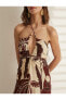 Фото #6 товара Melis Ağazat X - Pencere Detaylı Desenli Elbise