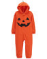 Фото #4 товара Toddler Halloween Jack-O-Lantern Hooded Jumpsuit 5T