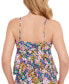 ფოტო #2 პროდუქტის Juniors' Flower Burst Bow Tankini Top, Created for Macy's