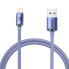 Фото #1 товара Kabel przewód do szybkiego ładowania i transferu danych USB Iphone Lightning 2.4A 1.2m fioletowy