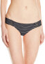 Rip Curl Women's 240886 Black Tropic Wind Luxe Bikini Bottom Swimwear Size L