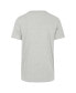 ფოტო #3 პროდუქტის Men's Gray Distressed Detroit Lions Ringtone Franklin T-shirt