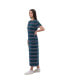 Фото #3 товара Women's Phoena Stripe T-Shirt Dress
