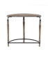 Фото #3 товара Wood Rustic Half Moon Table