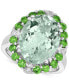 ფოტო #3 პროდუქტის Multi-Gemstone (9 ct. t.w.) & Diamond Accent Statement Ring in Sterling Silver