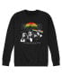 Фото #1 товара Men's Pink Floyd Group Fleece T-shirt