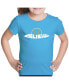 ფოტო #2 პროდუქტის Believe UFO - Girl's Child Word Art T-Shirt